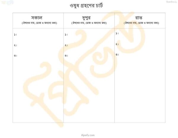 Medicine Chart Template - Image 2