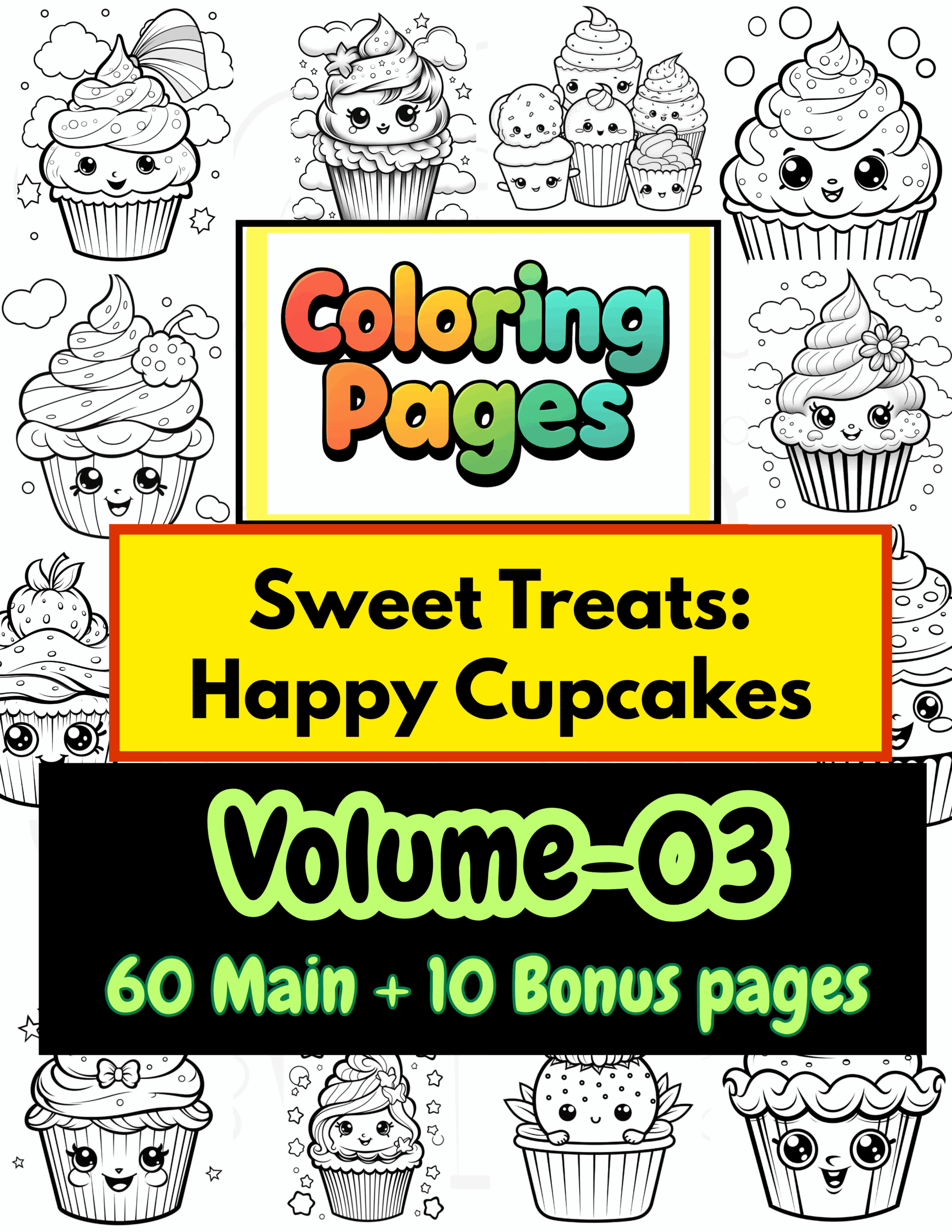 Sweet Treats: Happy Cupcakes - Volume 03