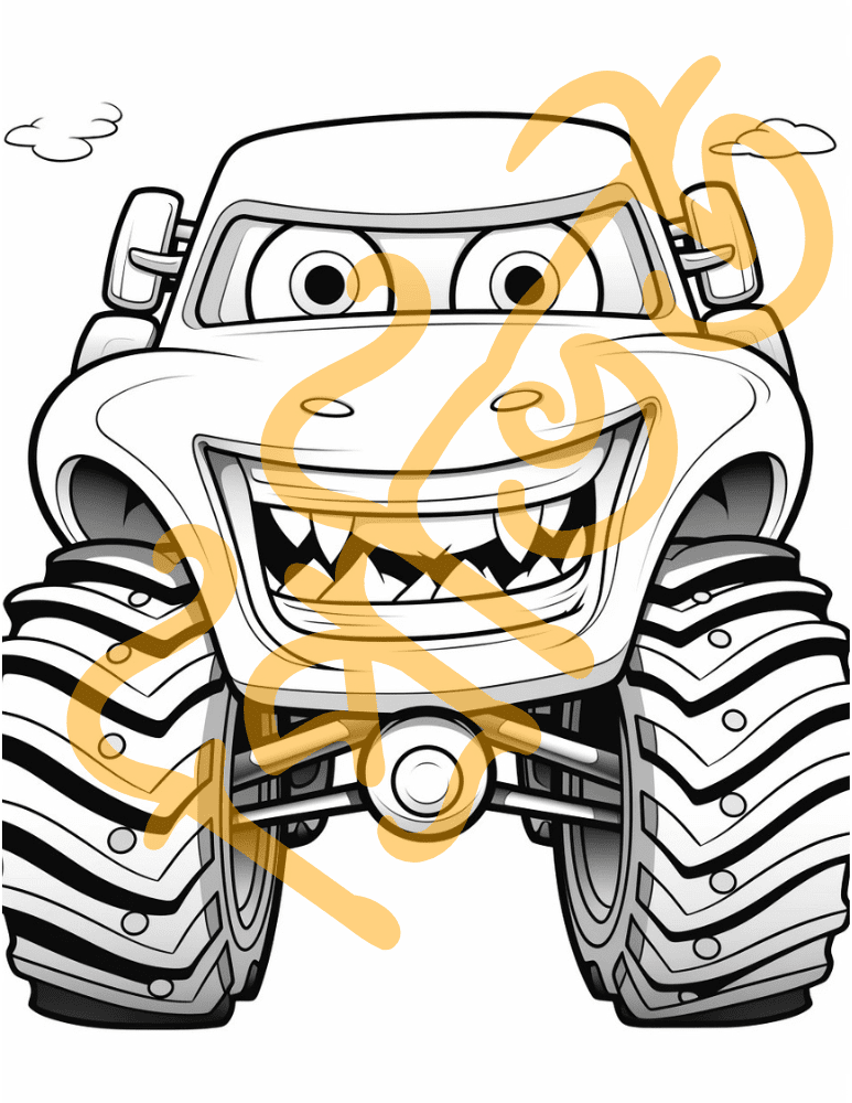 Monster Trucks: Smiling & Cute Monsters – Volume 02 - Image 3