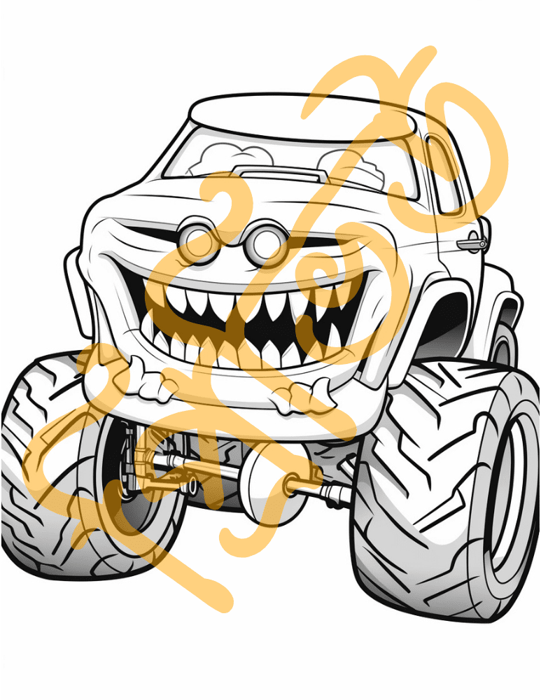 Monster Trucks: Smiling & Cute Monsters – Volume 02 - Image 4