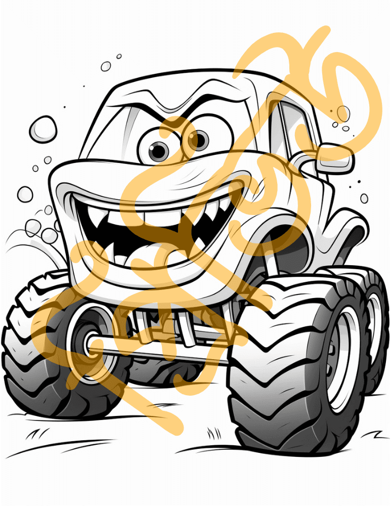 Monster Trucks: Smiling & Cute Monsters – Volume 02 - Image 5