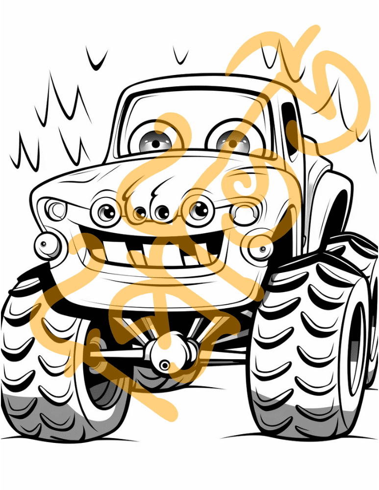 Monster Trucks: Smiling & Cute Monsters – Volume 02 - Image 6
